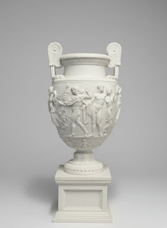 Charles Townley Vase Sur Grand Piédestal