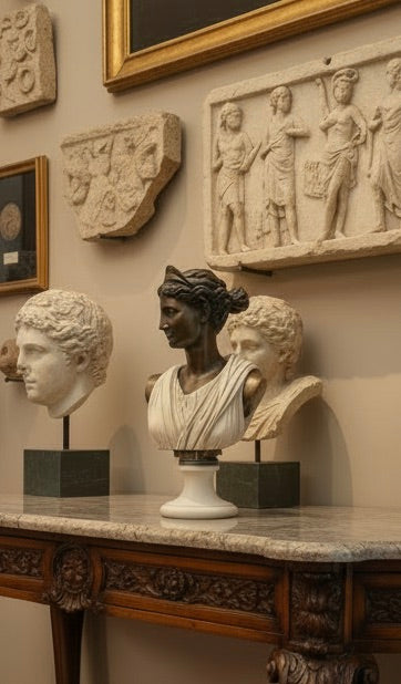 Diana Chasseresse Bronze und Marmor