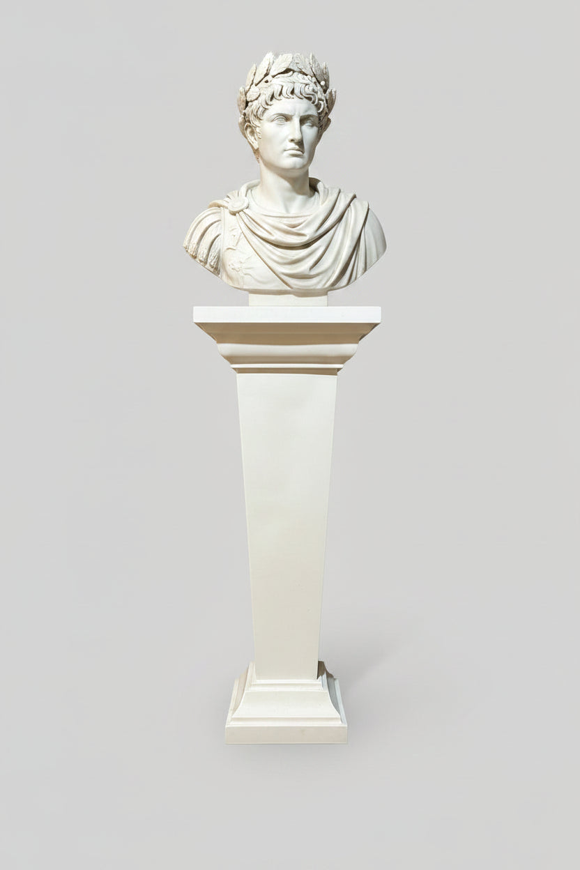 Square Tapered column White