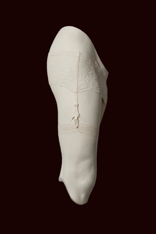 La Belle Jambe Cassia - Life Size Female Leg Wall Sculpture by Ken Clarke