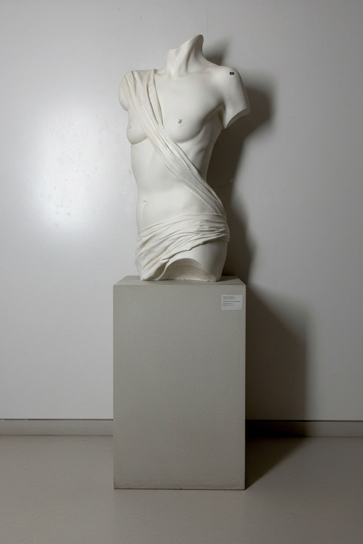 Life-Sized Sensual Wall Sculpture Titled 'Rosemary'