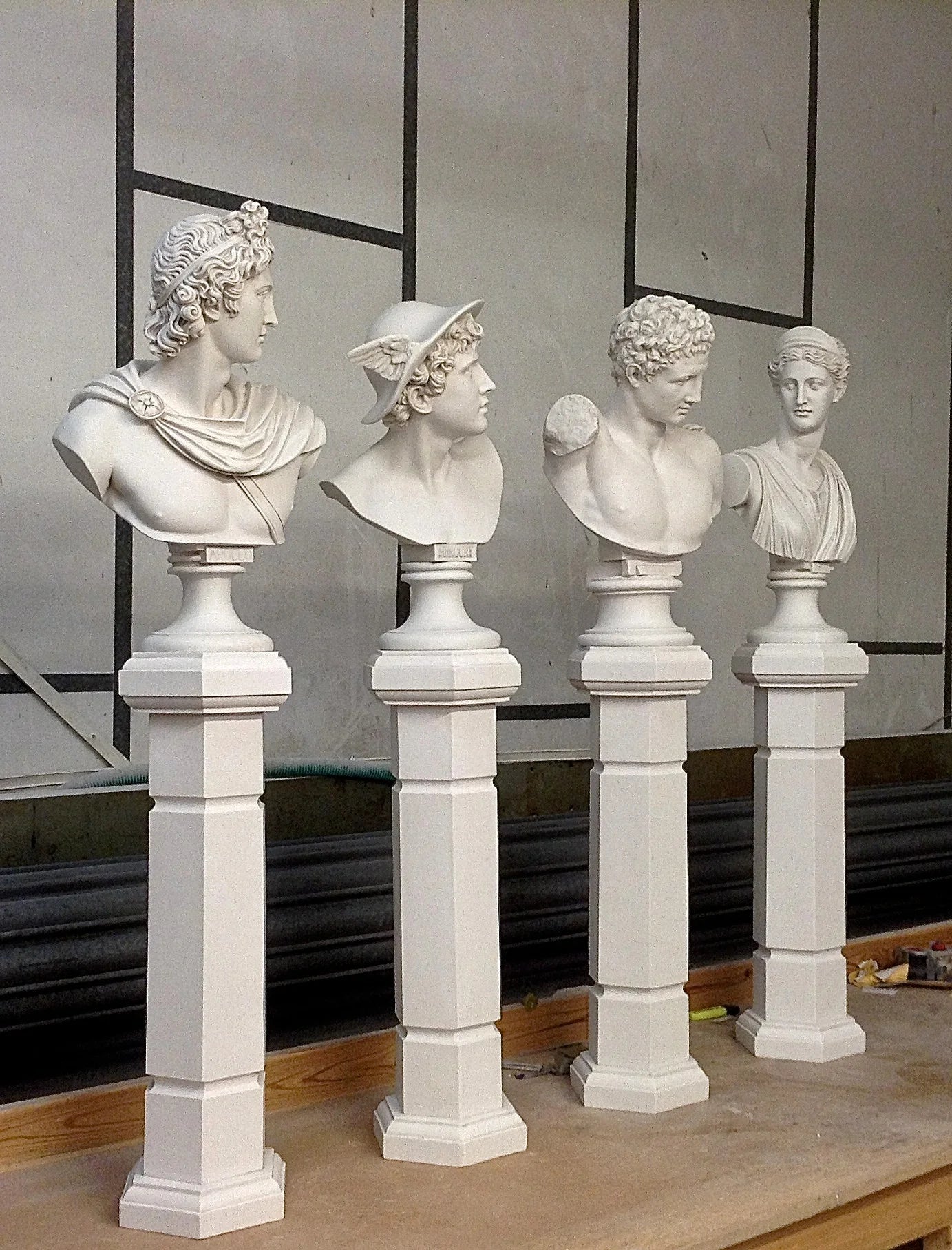 Hexagonal Column Pedestal