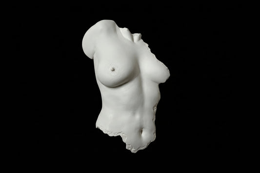 'Aurora' Life-Size Female Torso Wall Sculpture by Ken Clarke