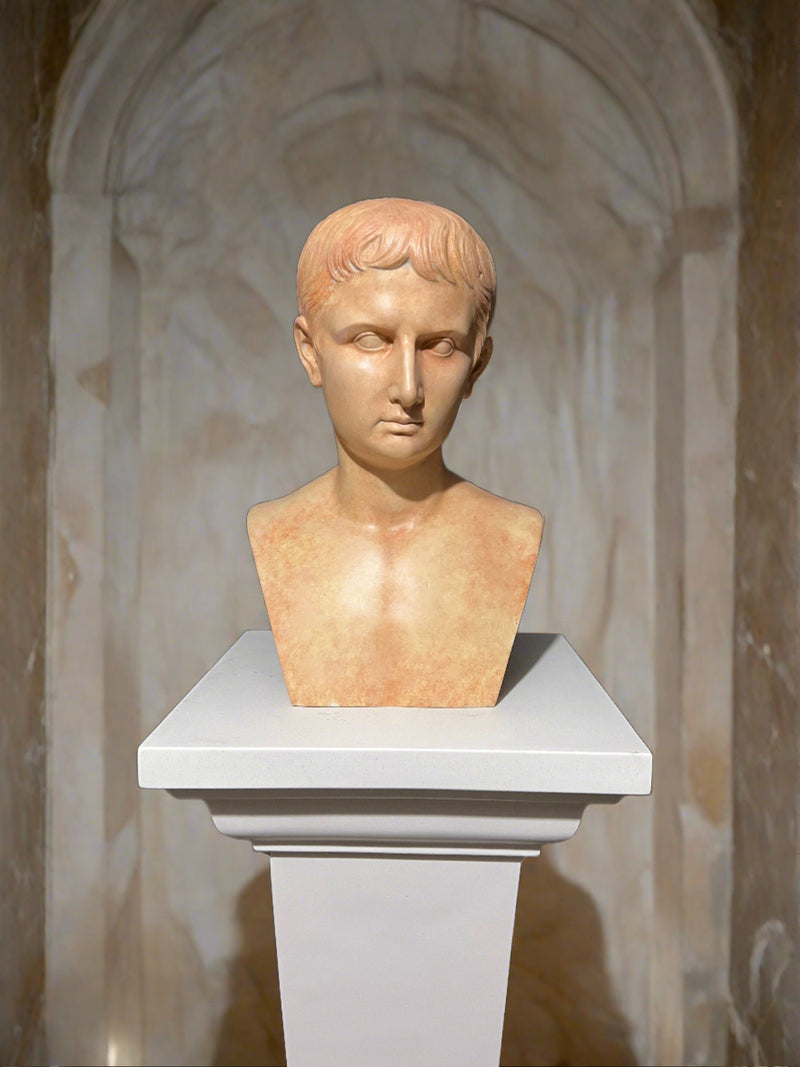 Augustus Caesar in antique terracotta