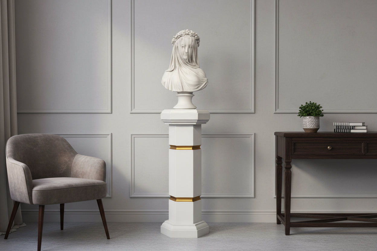 Hexagonal Column Pedestal