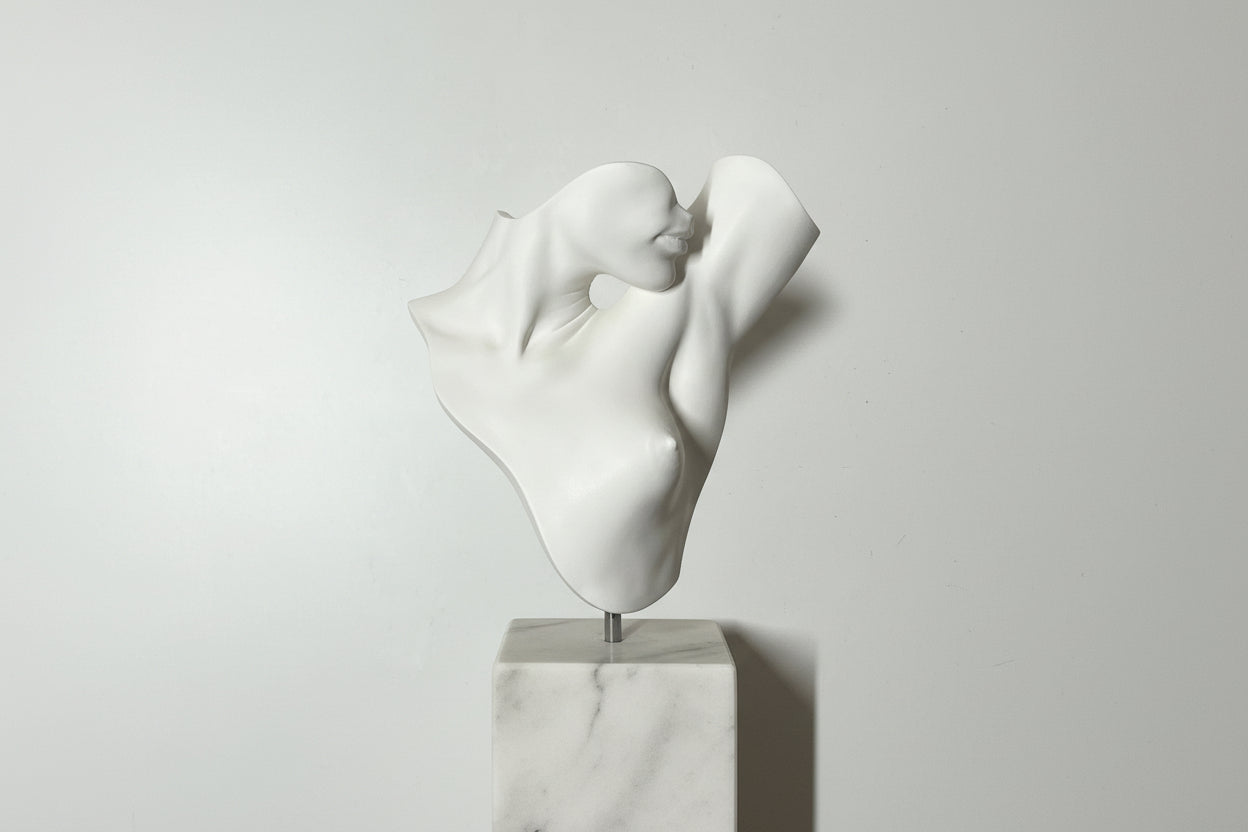 Female Wall Art Sculpture by Ken Clarke Titled Carly