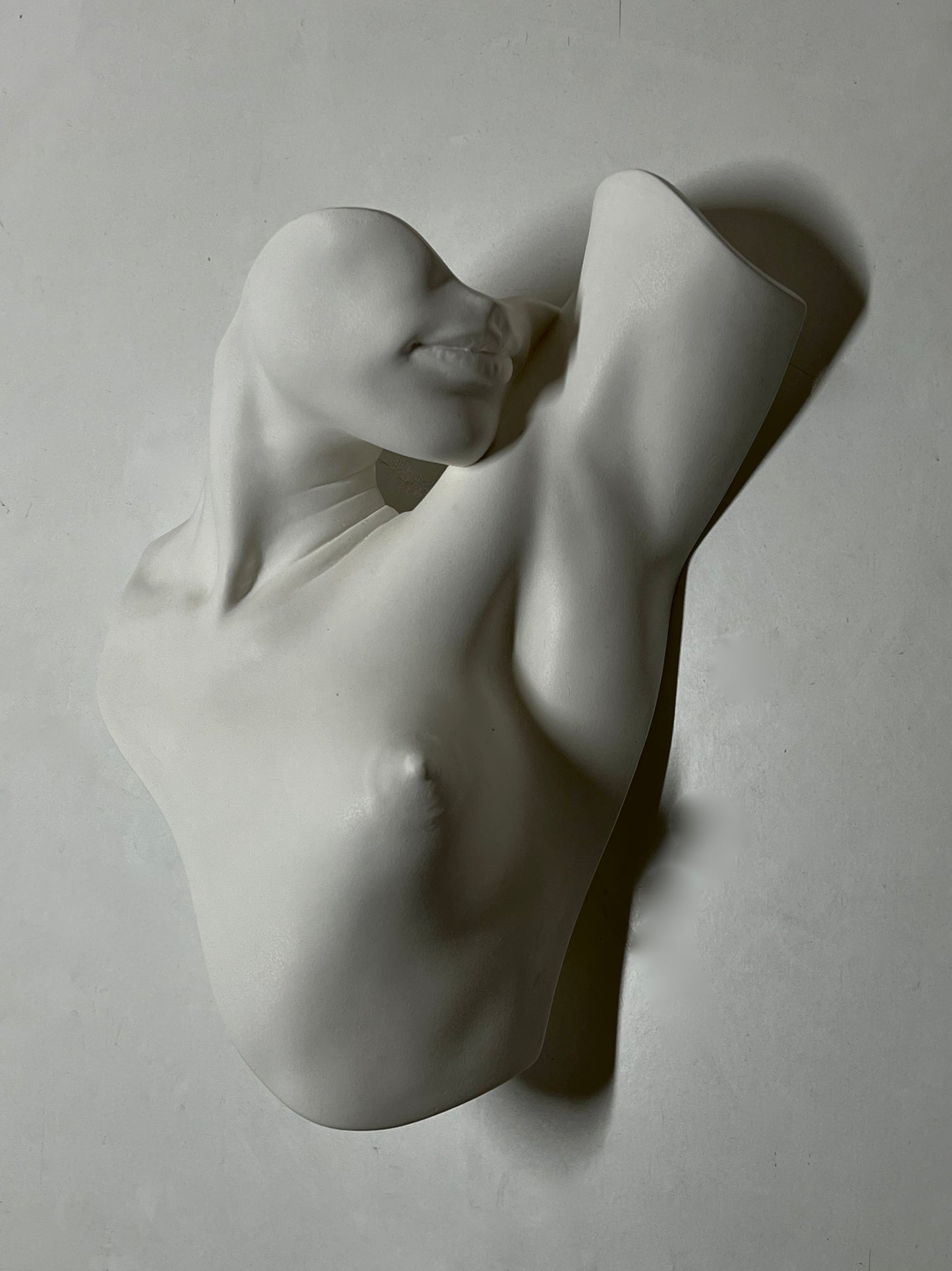 Female Wall Art Sculpture by Ken Clarke Titled Carly