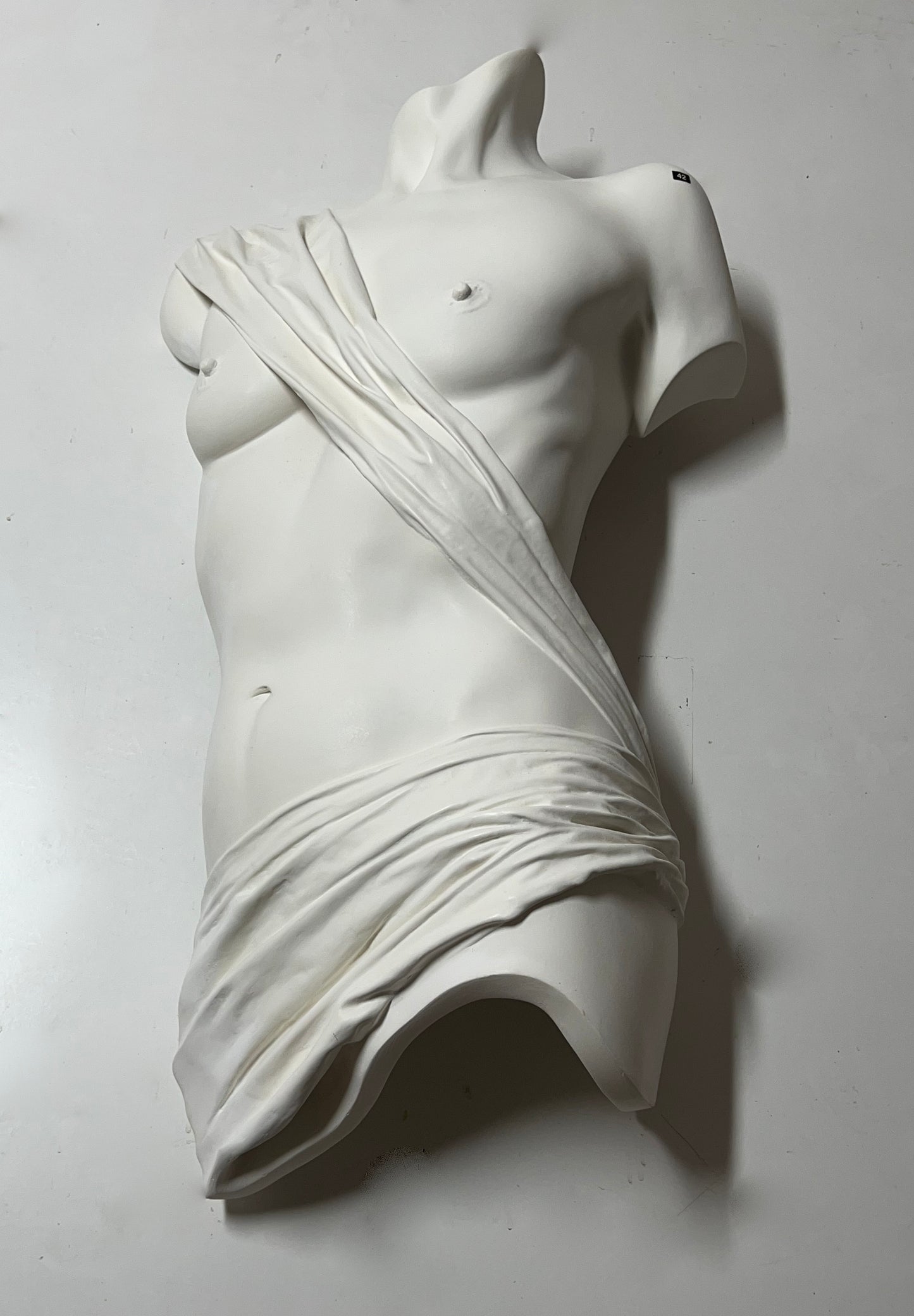 Life-Sized Sensual Wall Sculpture Titled 'Rosemary'