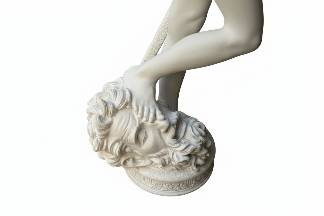 David Vanquishing Goliath Statue