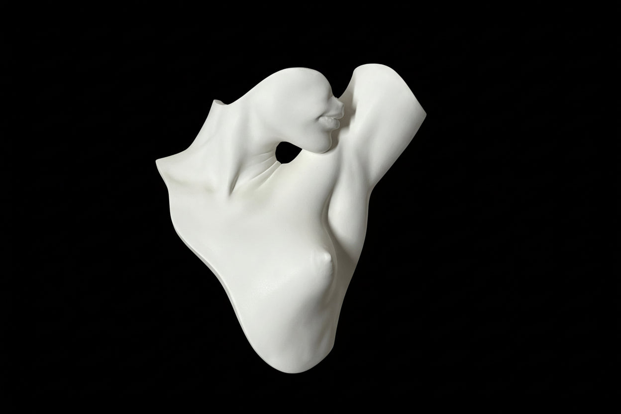 Female Wall Art Sculpture by Ken Clarke Titled Carly