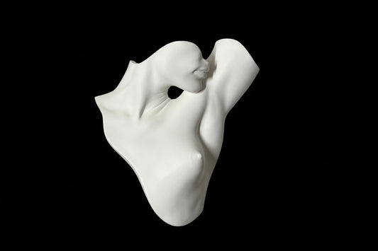 Female Wall Art Sculpture by Ken Clarke Titled Carly