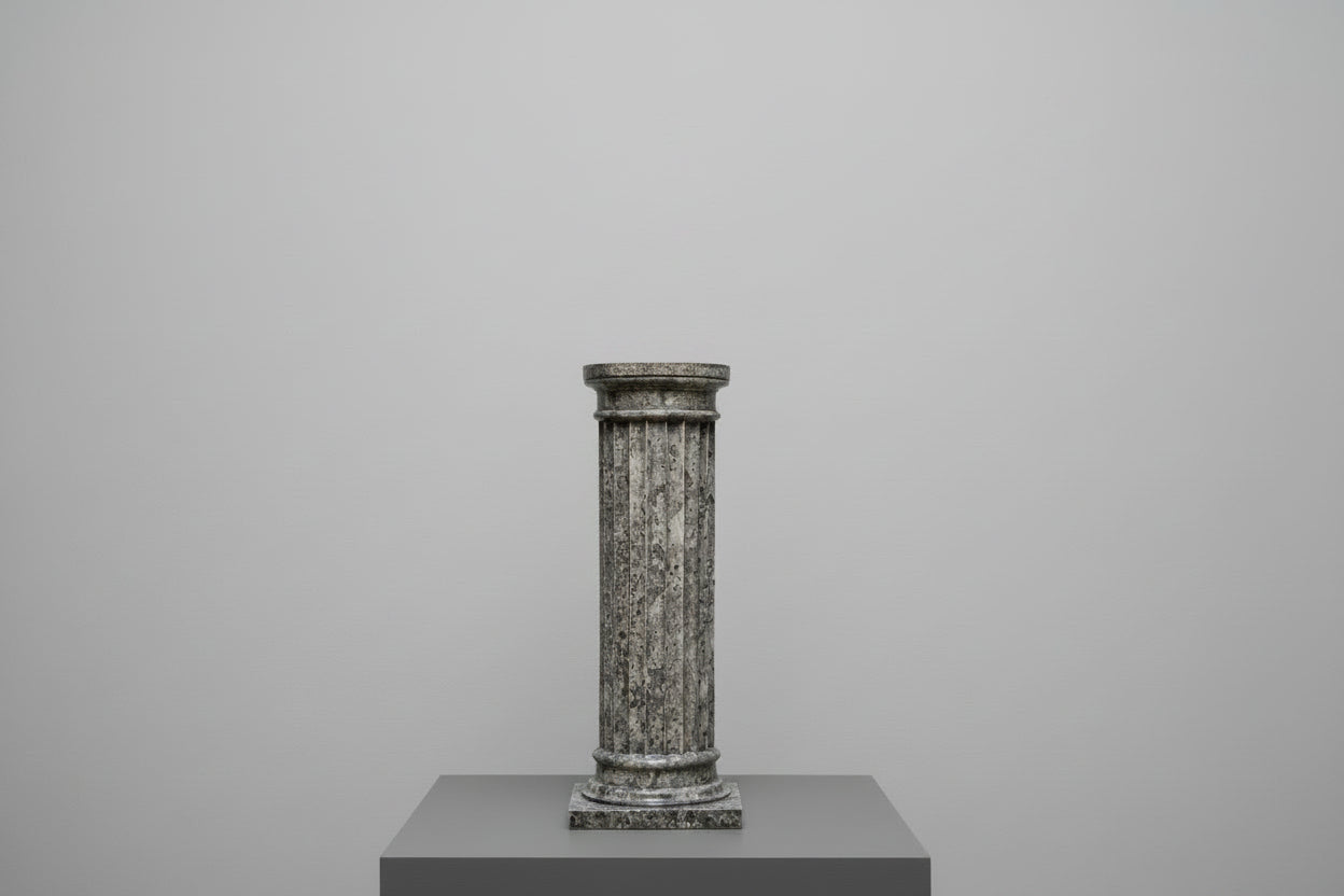 Black Granite Fluted column