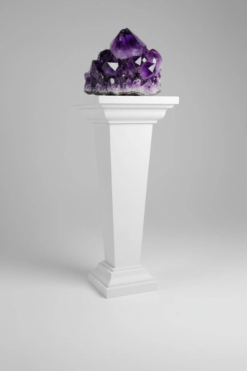 Square Tapered column White