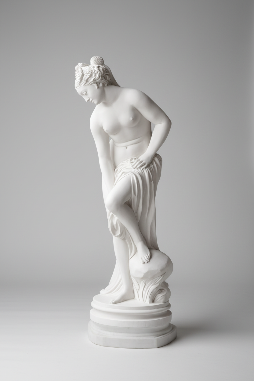 Venus at the Bath - Life-Size Marble Statue