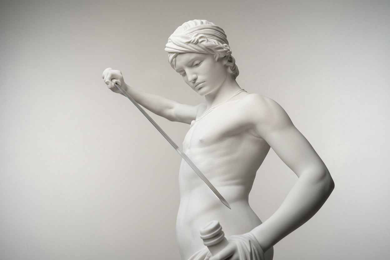 David Vanquishing Goliath Statue