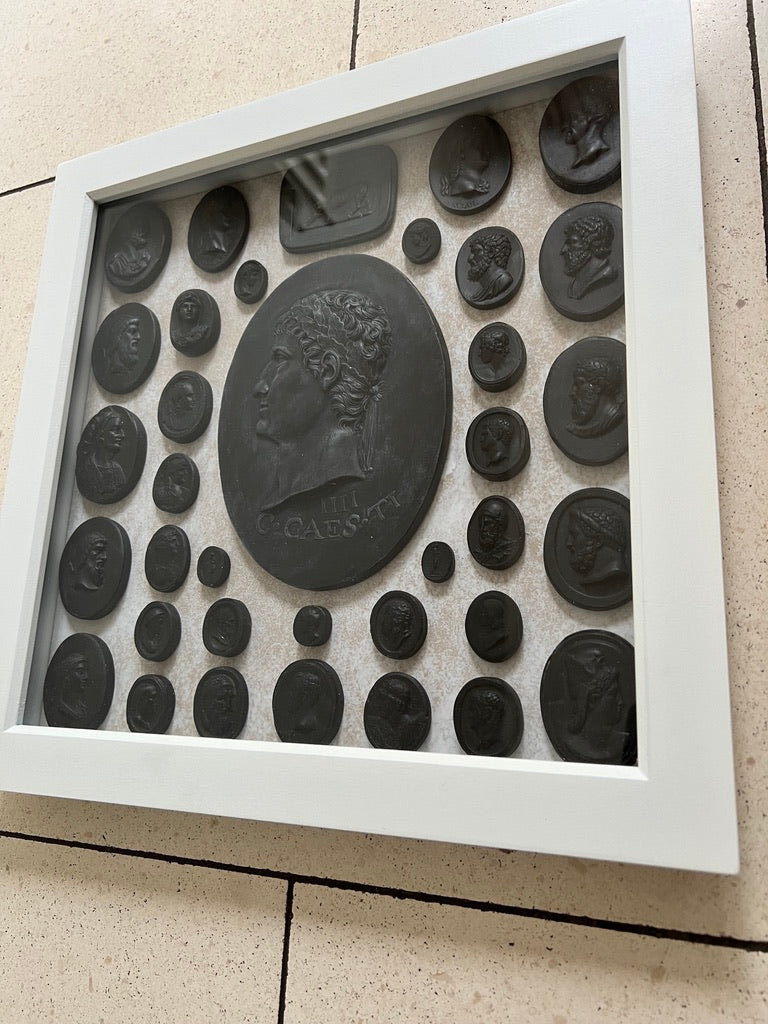 Intaglio collection in Black