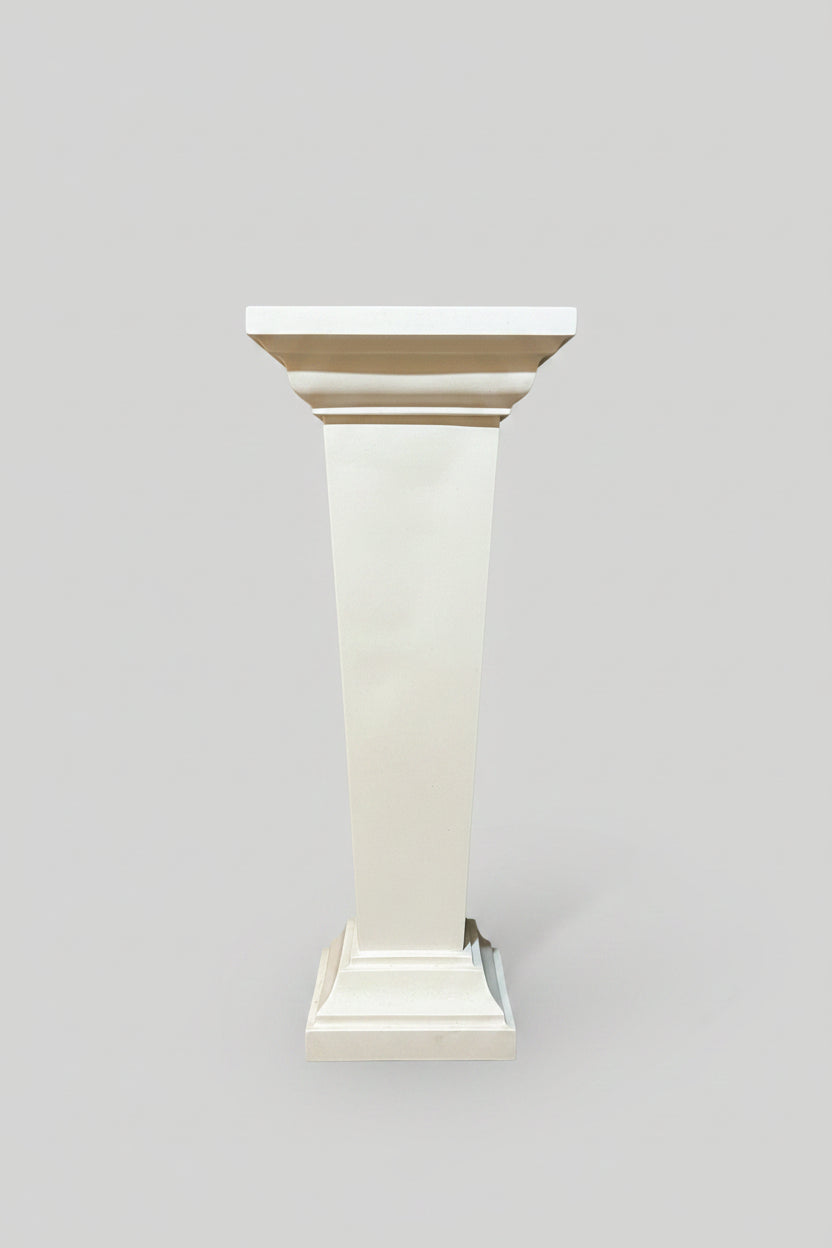 Square Tapered column White
