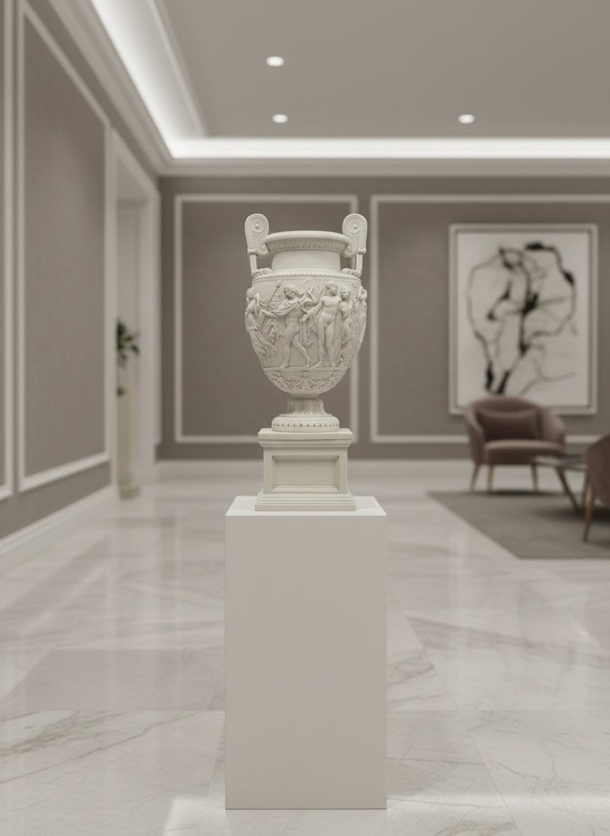 Charles Townley Vase On Large Pedestal