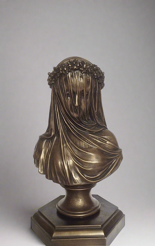 Veiled Lady in Bronze