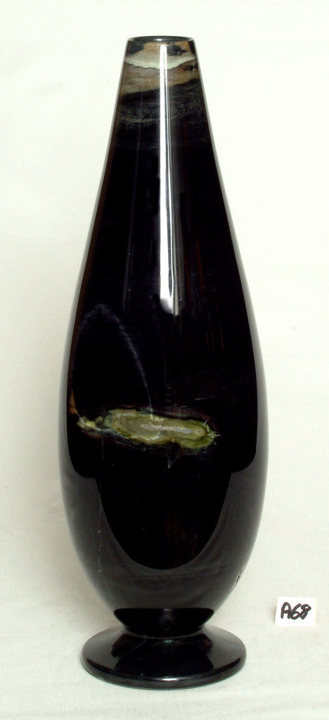 Marble Vase Ancient Black