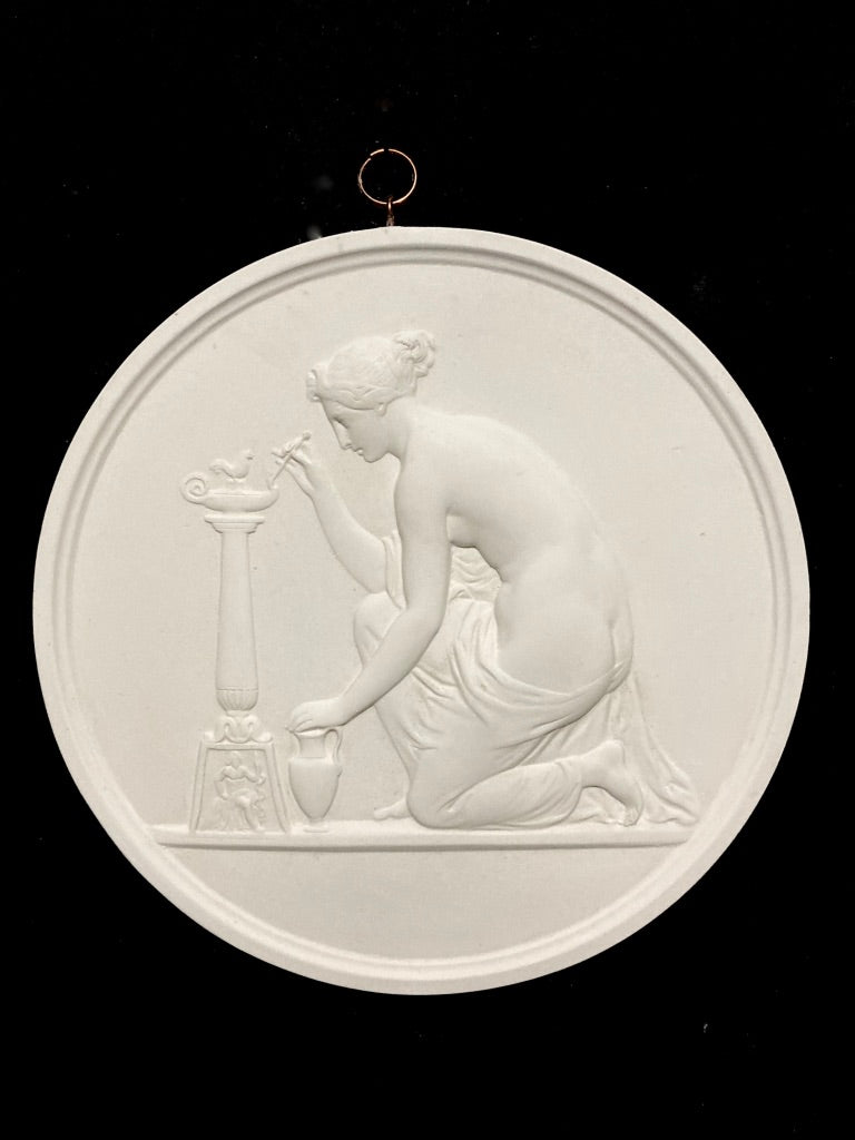 Priestess of Vesta Gypsum Plaque