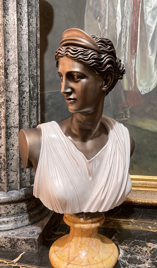 Diana In Marble and Bronze