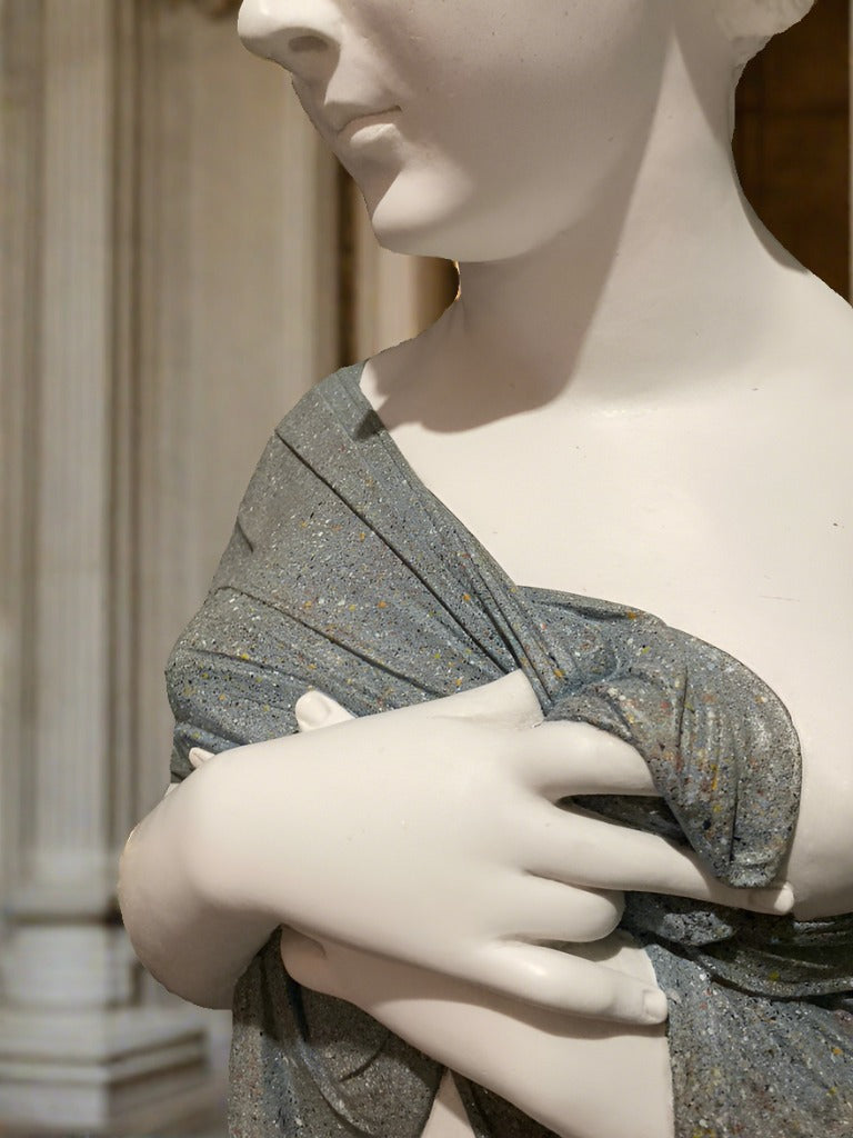 Buste de Madame Récamier en deux tons.