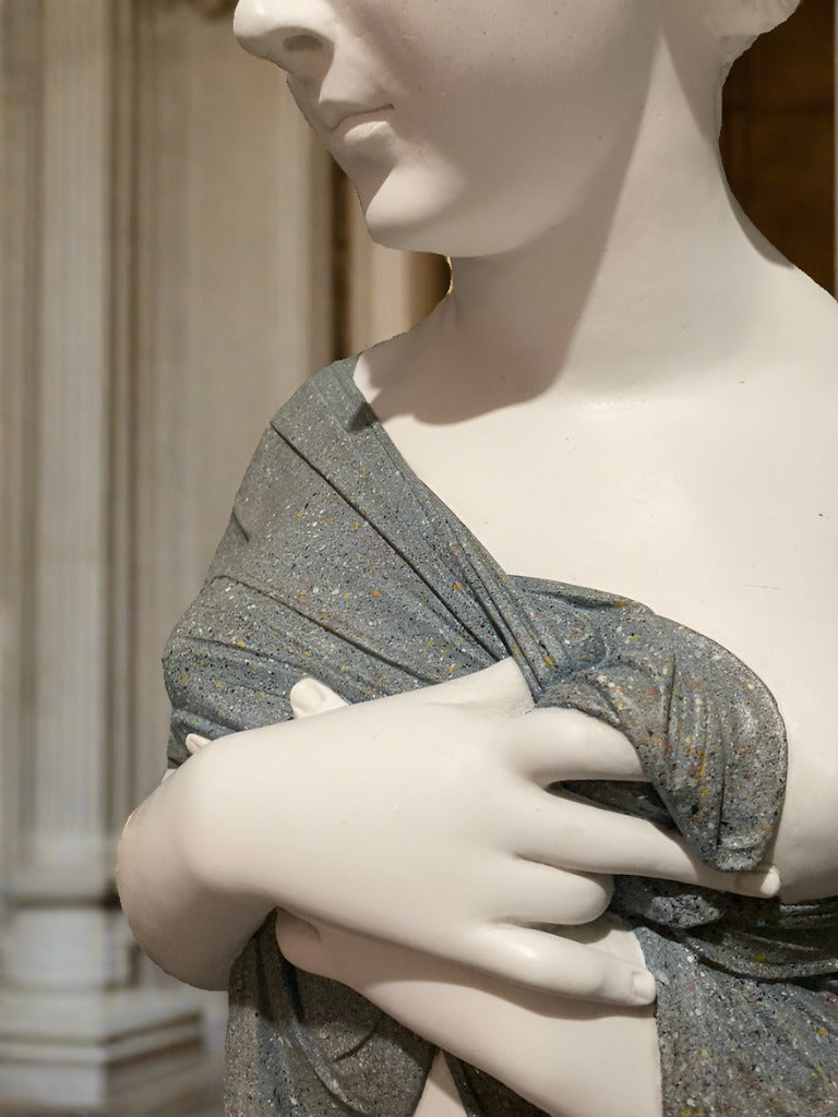 Madame Recamier Bust In Two Tone.