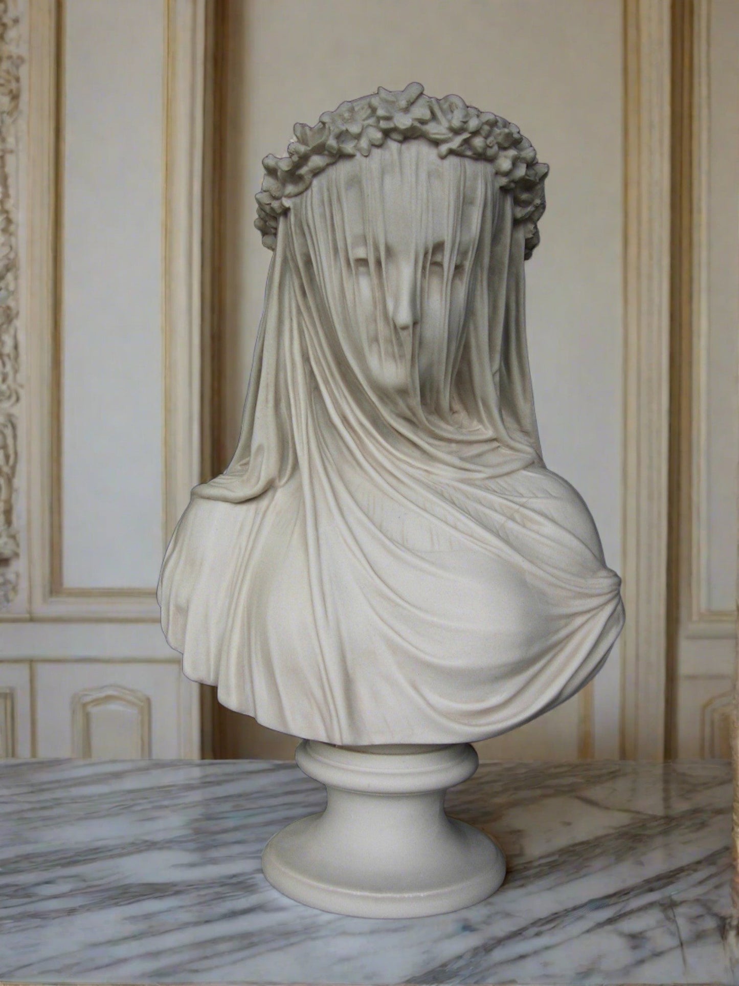 Veiled Lady Bust – Sculptured Arts Studio