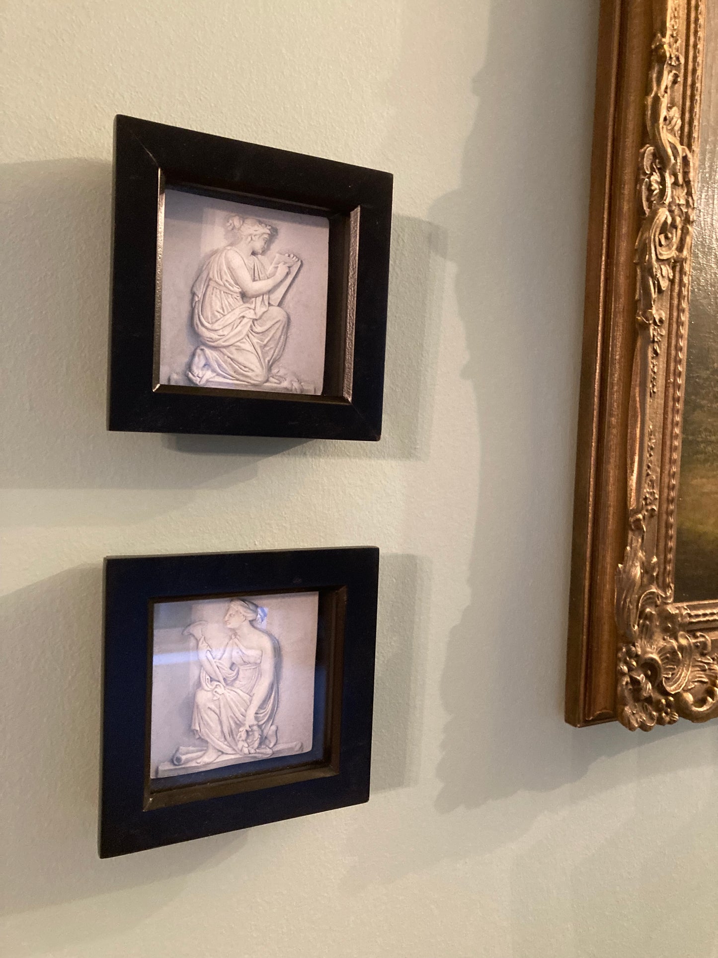 The Arts Pair Framed Reliefs