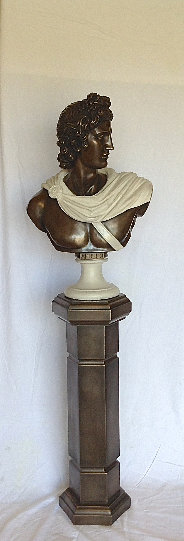 Apollo Belvedere Bronze & Marble