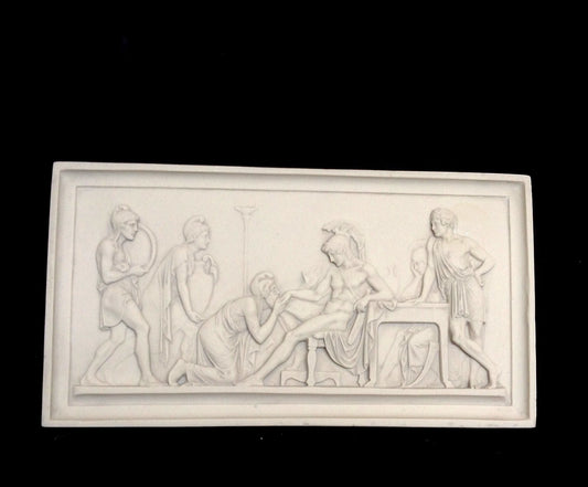 Plaque d'Achille Priam mendiant