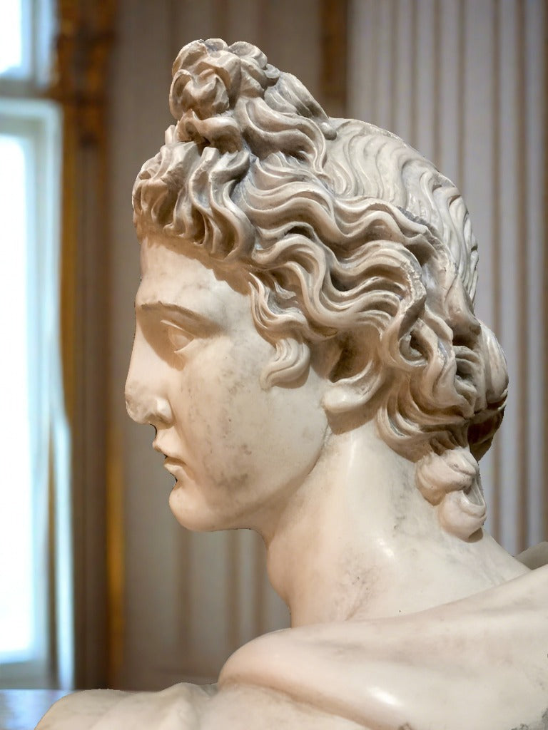 Apollo Belvedere Bust Lrg Antiquity Finish