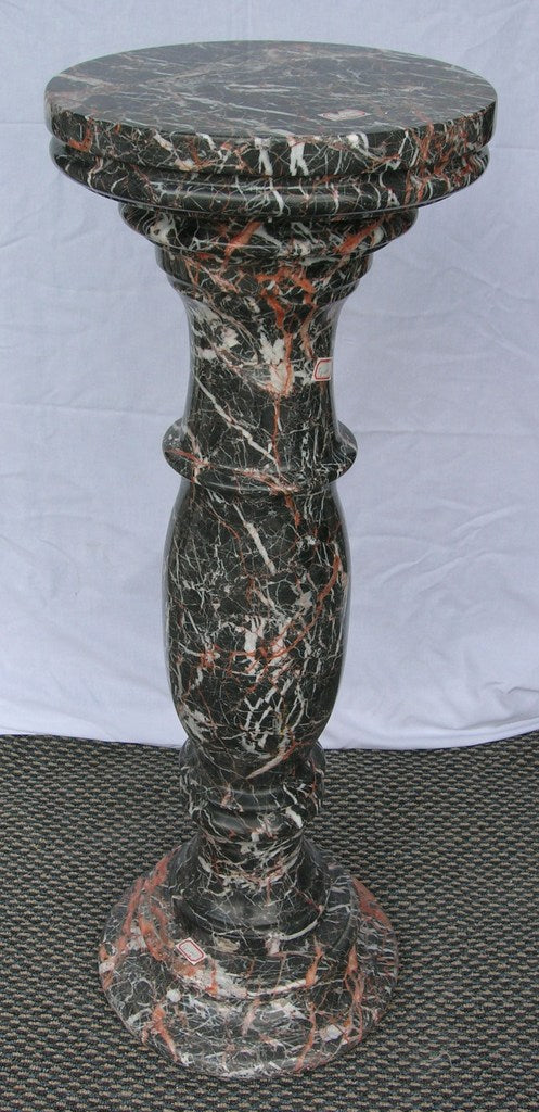 Black Azalia Marble Column 87cm