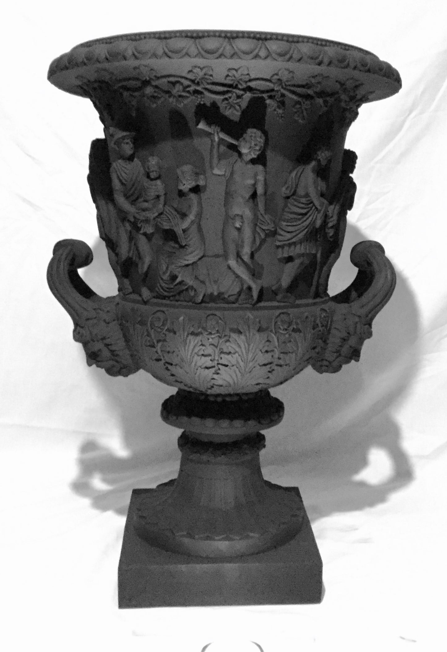 Medici Vase Groß Schwarz