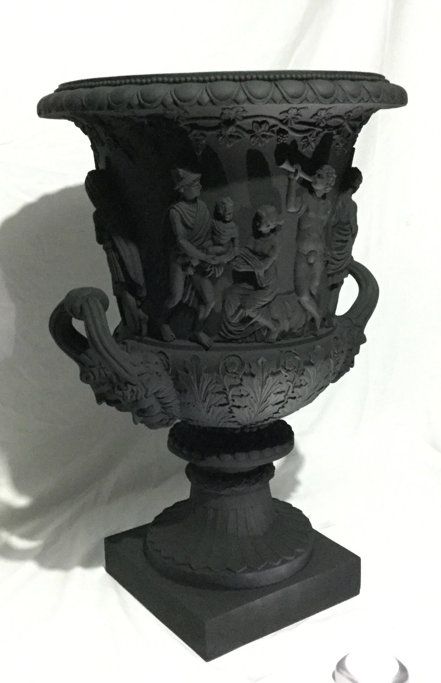Medici Vase Groß Schwarz
