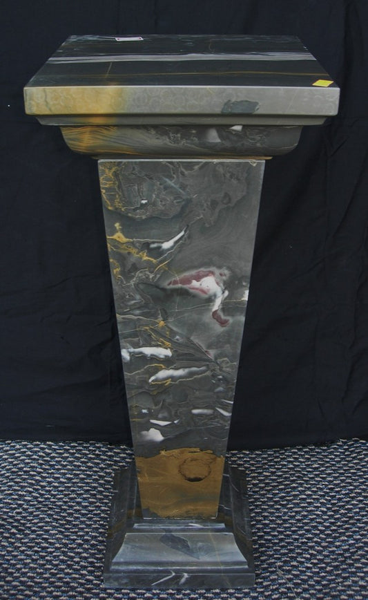 Grey Cipollino Marble Pedestal