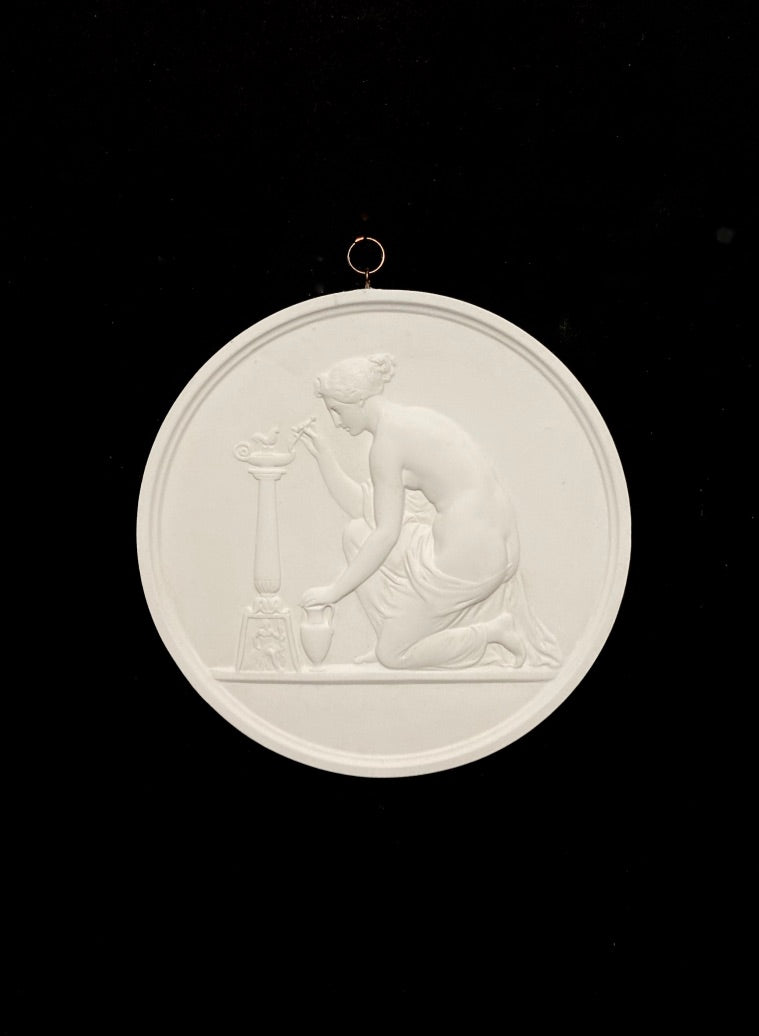 Priestess of Vesta Gypsum Plaque